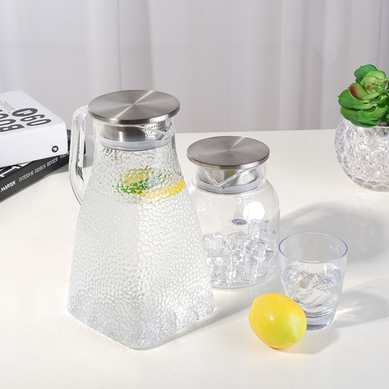 Tea Kettle Large Capacity Household Heat Resistant High Temperature Cold Water Kettle Commercial Restaurant Bar Tea Milk Shop Acrylic Explosion Proof 