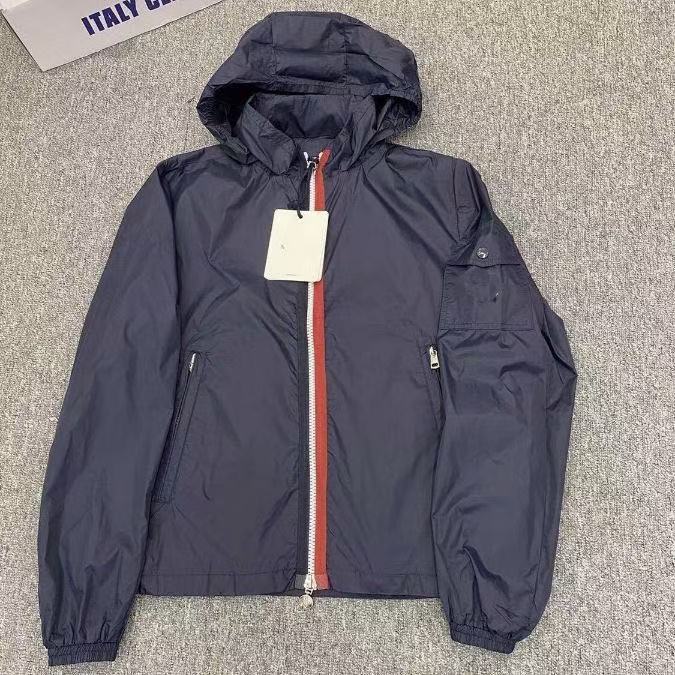 Mengk Hooded Sun-Protection Jacket, Unisex, m Brand Striped Jacket, Waterproof and Breathable Workwear