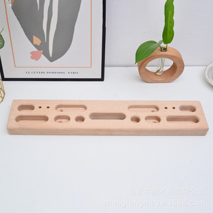 Manufacturer Customized Solid Wood Finger Strength Board Indoor Rock Climbing Management Training Board Manufacturer Wholesale Customized on Demand