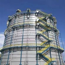 青岛海越6000立方橡胶膜密封干式气柜 干式煤气柜 焦炉煤气沼气