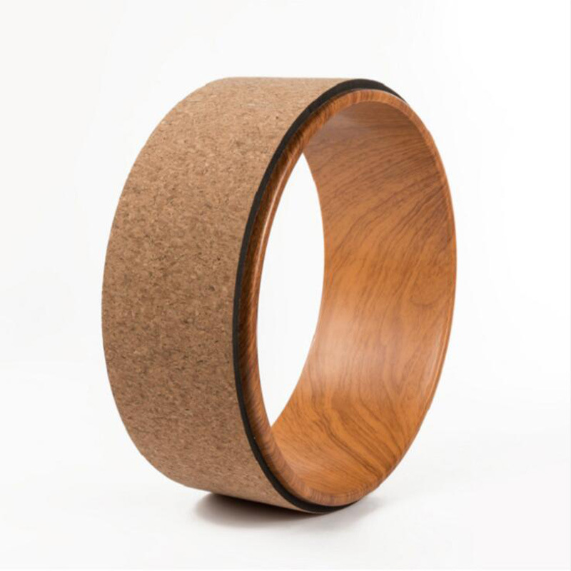Cork Yoga Wheel Abs Wood Grain Yoga Wheel Yoga Circle Yoga Wheel Wooden Dharma Circle Yoga Auxiliary Circle