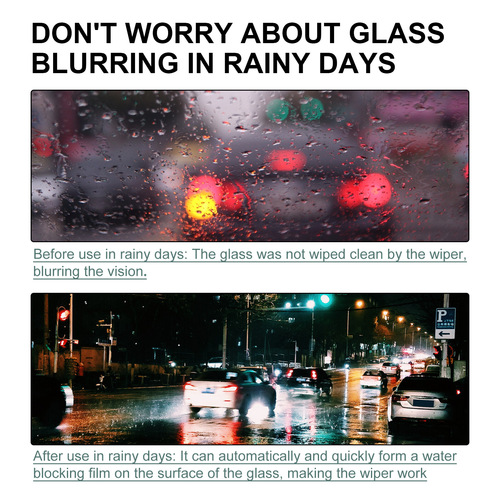 Rayhong car glass anti-fog and rain-proof agent, windshield and rearview mirror cleaning, defogging and water-repellent coating agent