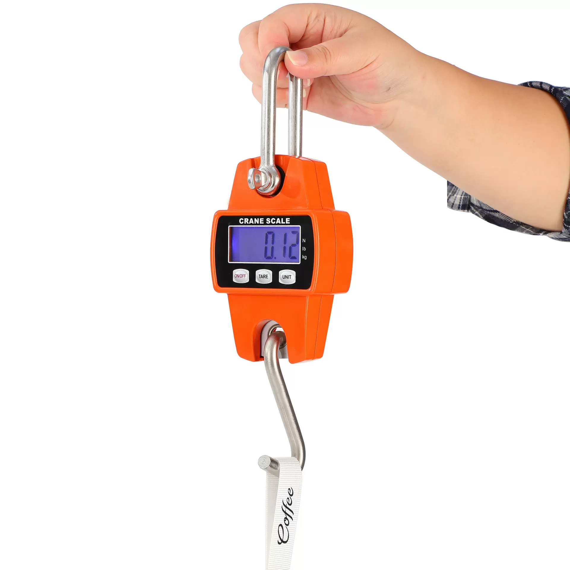 跨境新款300kg电子吊秤便携手提吊钩秤高精度手提秤快递电子磅秤