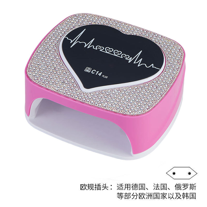 Lámpara de manicura transfronteriza 308W alta potencia manicura luz de fototerapia almacenamiento manicura tienda de manicuras manicuras manicuras pegamento manicuras manicuras asado luz