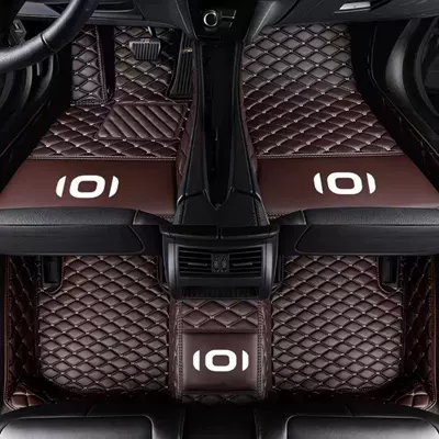 coverage car floor mats, Modelə uyğun ayaqaltı - qiyuan-a05-single-layer-coffee-color