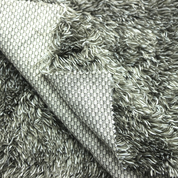 阳离子长毛绒面料涤阳羊羔绒舒棉绒纬编单面阳离子PV绒长毛绒布料