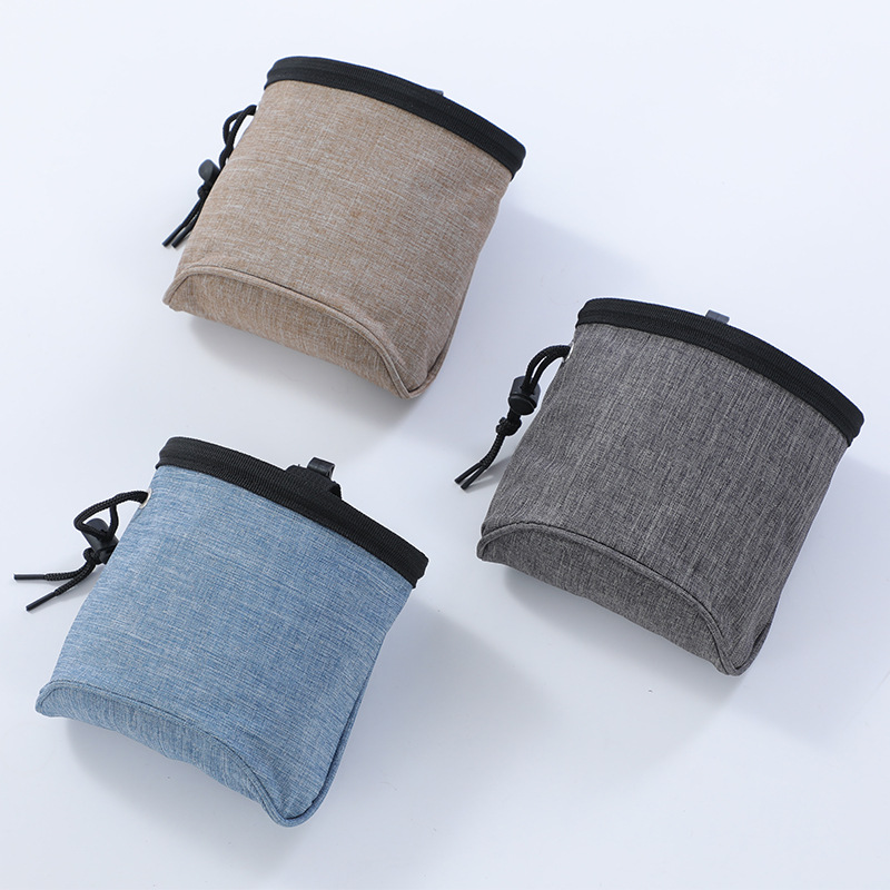 Entrenamiento de mascotas bolsa de merienda equipo de entrenamiento para mascotas bolsa de cintura bolsa de merienda protección del medio ambiente conveniente bolsa de gran capacidad suministros para mascotas