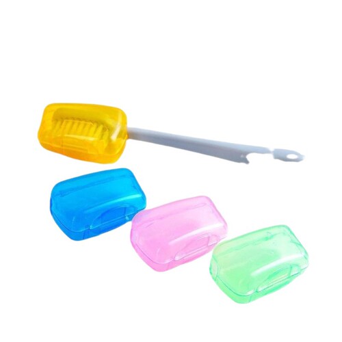 Travel toothbrush head protector, protective cover, head cover, portable outdoor travel toothbrush protector, storage box, tooth bucket, tooth accessory case