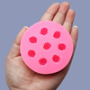 Realistic strawberry, fruit acrylic silicone mold, aromatherapy