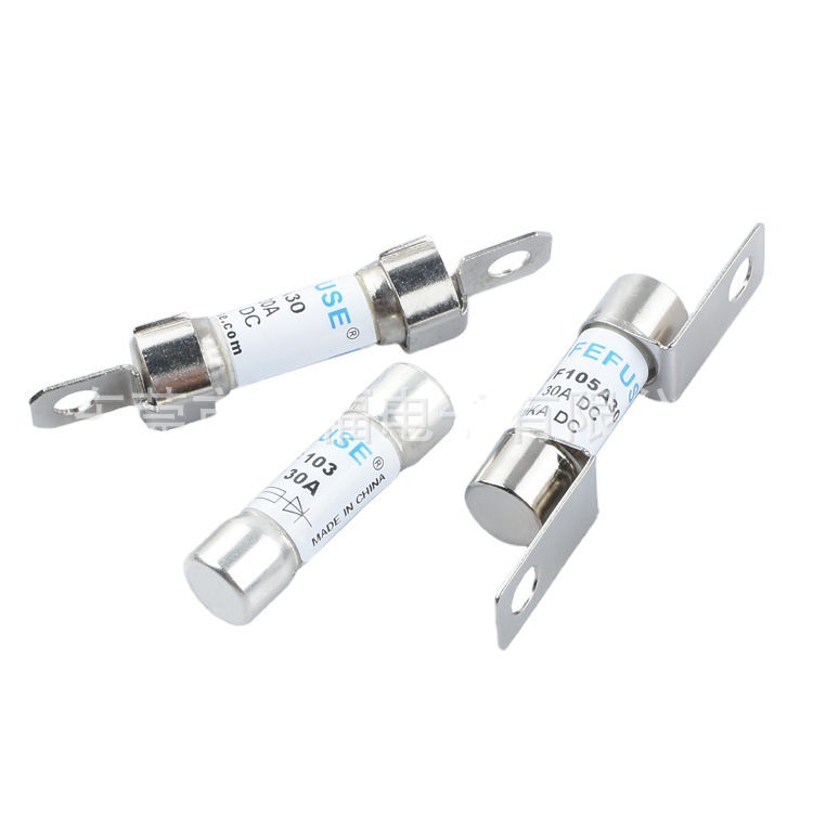 贡福厂家1A500V高压光伏保险丝10X38陶瓷保险丝直流熔断器