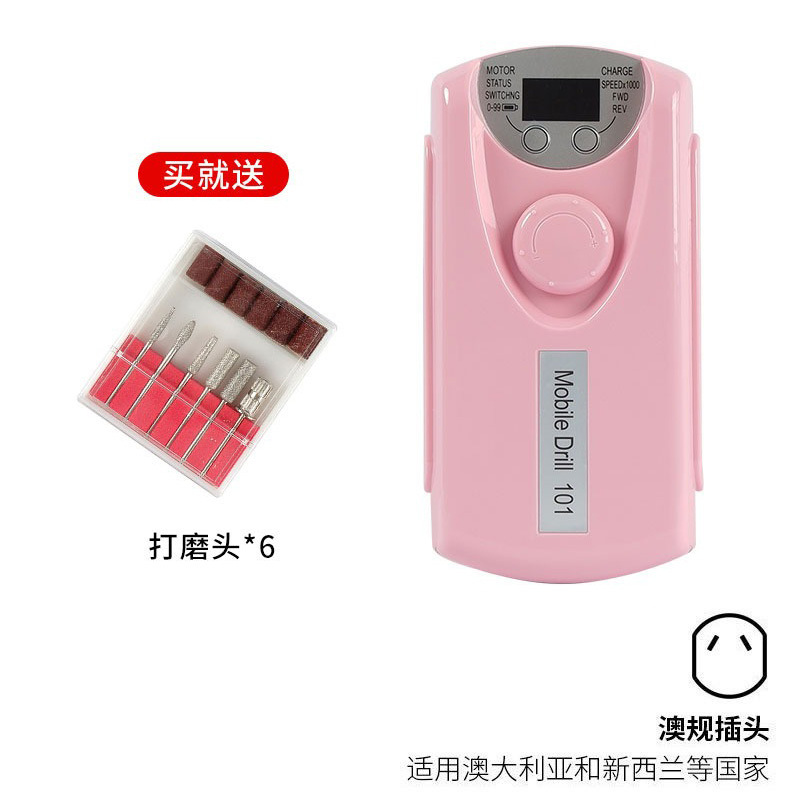 Amoladora de uñas portátil Desmontador profesional de uñas 30000 rpm amoladora de uñas eléctrica pulido 101 amoladora de uñas