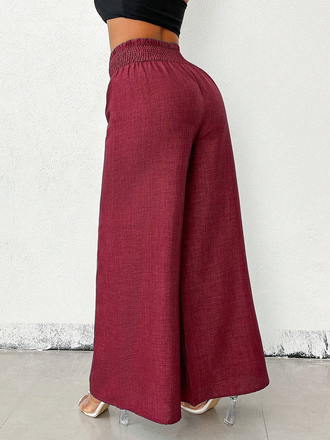 273g Weight Straight Pants Pants Length Polyester Fabric Type Low Waist Waist Line Casual Pants Pants Type Inelastic Elasticity Holiday Occasion Loose Fit Type Solid Color Pattern 2025 Spring and Summer Season Women's Gender Streetwear Style Women's Holiday Streetwear Solid Color Straight Pants Casual Pants 24