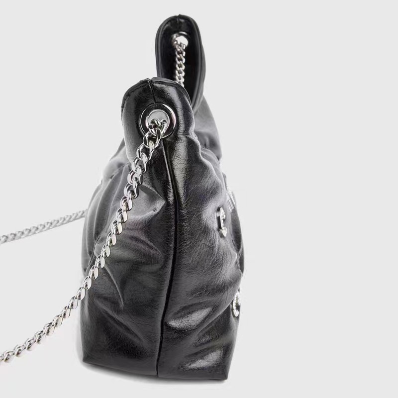 Borsa a tracolla da donna con strass e catena grande_voghion.com