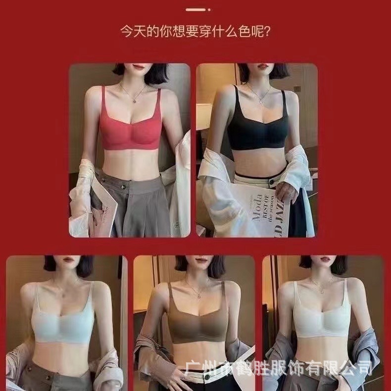 Venta directa de fábrica comercio electrónico transfronterizo Sudeste de Asia Vietnam Tailandia damas sin costuras sujetador de recogida lateral cómodo