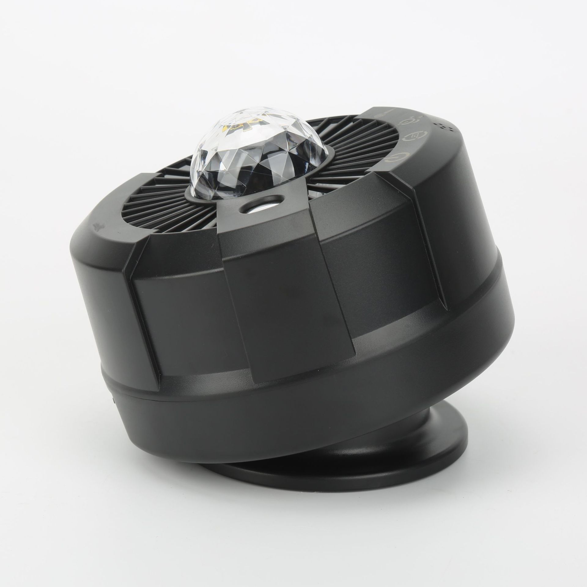 月亮星空灯黑色涂鸦智能APP激光投影夜灯浪漫氛围灯厂家加工定制