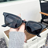 Square small fashionable trend sunglasses, 2023 collection, Korean style, internet celebrity