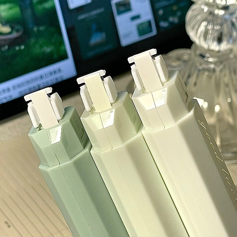 correa de corrección de forma de lápiz de color gradiente de alto valor de color y gran capacidad para estudiantes correa de corrección de cambio correa de corrección suave