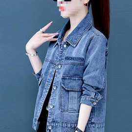 牛仔外套短款春秋新款小个子上衣牛仔衣女韩版修身显瘦牛仔服