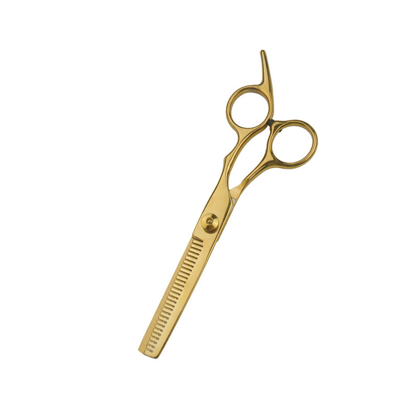 Tijeras para el cabello Tijeras para el cabello Tornillo blanco de 6 pulgadas Tijeras planas Tijeras para dientes Niños adultos para el hogar Tijeras para el cabello