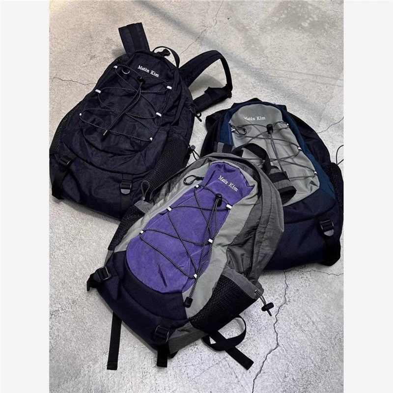 Kconnect MatinKim корейский ретро спортивный повседневный универсальный рюкзак с завязками в тон, школьная сумка