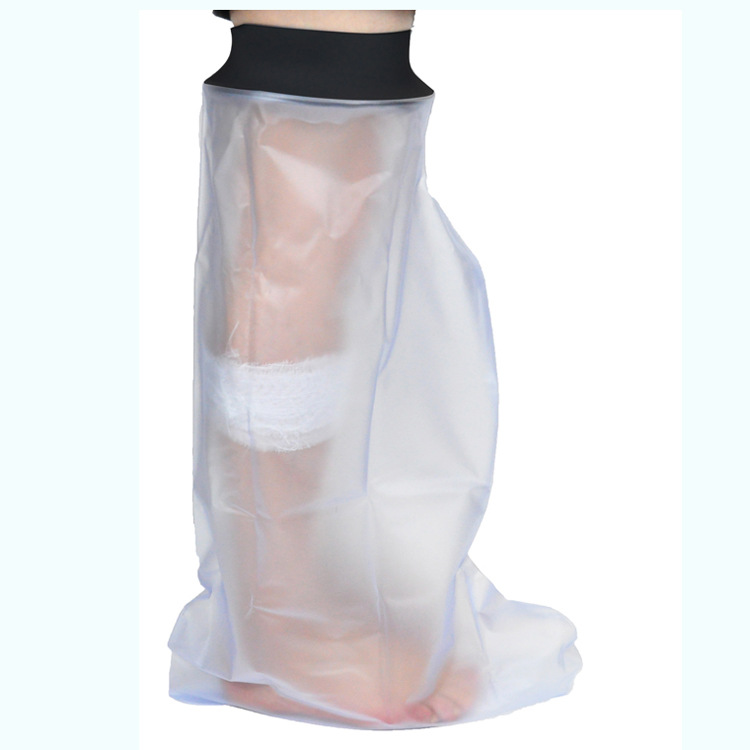 厂家直营无环腿部加宽绷带沐浴洗澡受伤骨折防水保护套