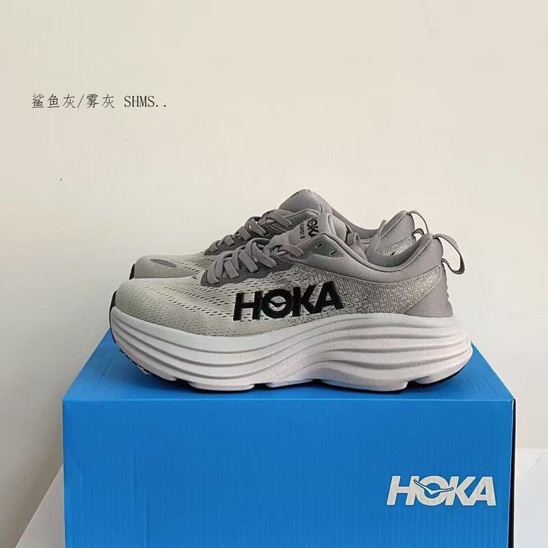 国境を越えた貿易レッドカード工場 HOKA Bondi 8 男女兼用 Bondi8 クッション性、反発性、耐摩耗性ランニング通気性スポーツシューズ|undefined