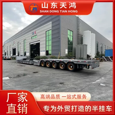 Ağır yük qoşquları Special Low-Bed Semi-Trailers for Heavy