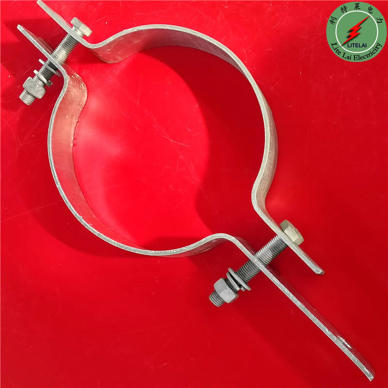 抱箍 光缆抱箍 热镀锌扁铁抱箍 光缆金具 光缆紧固夹具厂家生产