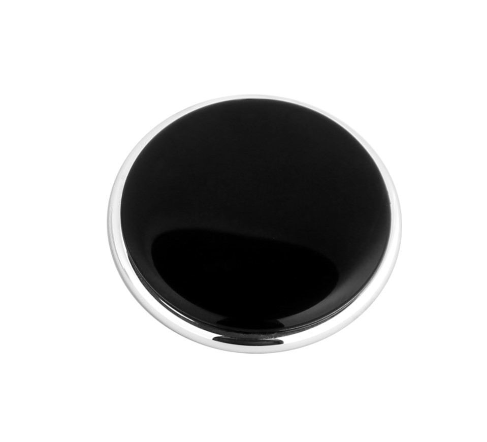 Round black without hook