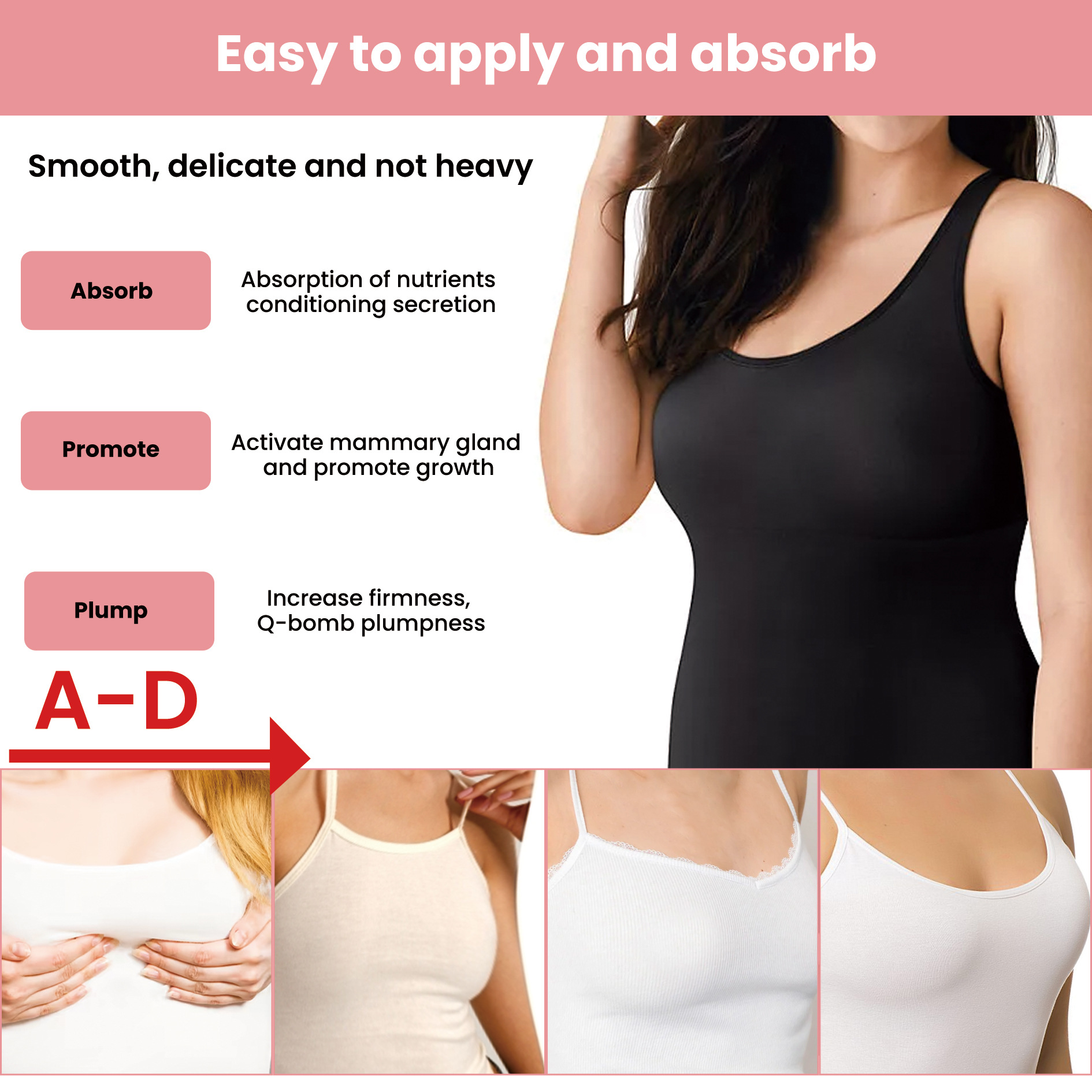 Essentiële olie Zacht hydraterend Volledige en sterke borstmassageverzorging_voghion.com