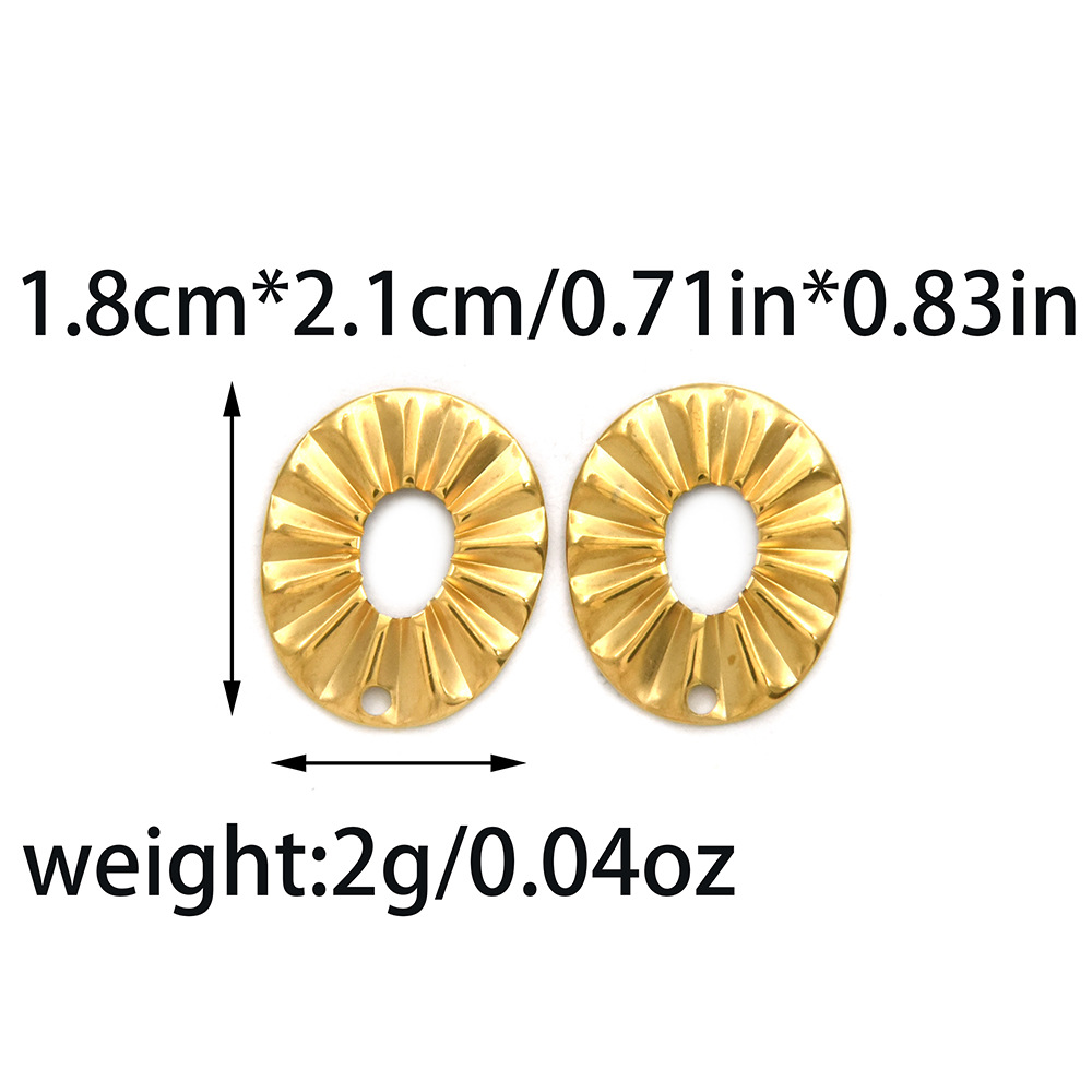 4g Weight Earring Findings Jewelry Making Type Earrings accessories Classification 1 Piece Quantity 304 Stainless Steel Material Geometric, Oval, Heart Shape Pattern All Seasons Season Plating Design Classic Style Style 1 Piece 304 Stainless Steel Geometric Oval Heart Shape Earring Findings Earrings Accessories 2