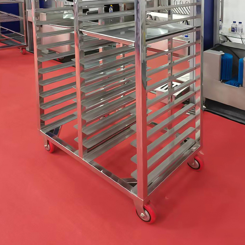 304不锈钢架子车面馒头j架车烘焙饼盘车速冻架车烟熏车解冻车