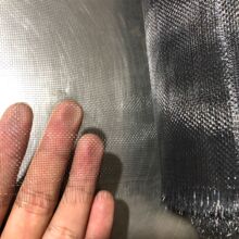 耐高温网钨网现货销售0.5米宽钨丝编织网丝粗1mm丝纯钨材质网