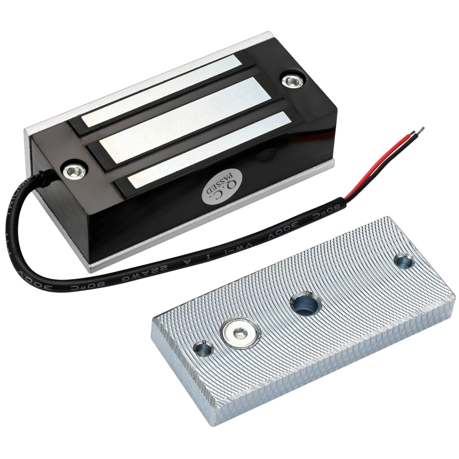 Cerradura Magnética de 60 kg para Escape Room, Cerradura Electrónica Pequeña de 12V/24V, Mini Cerradura Electromagnética de 60 Kilogramos para Control de Acceso a Gabinetes