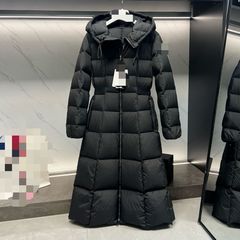 2025新款蒙家长款羽绒服女冬季收腰显瘦气质修身加厚保暖M家羽绒
