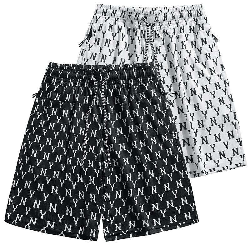 Shorts for men's summer fashion versatile capris, loose oversized casual printed trendy beach pants, thin pants_voghion.com