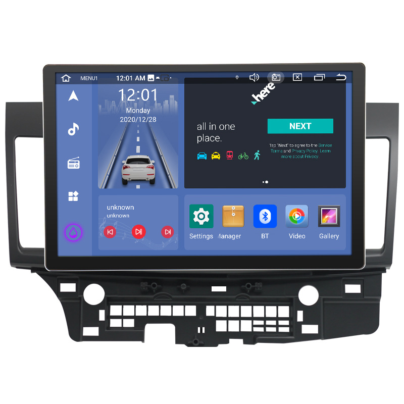 Aplicable a 13.3-pulgadas 07-15 Mitsubishi Yishen 2 + 32 4 + 64 CarPlay coche Android Navigator