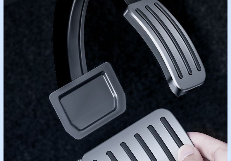 Suitable for Tesla Model Y/Yl Renewal 3 Accelerator Brake Anti-Slip Rest Foot Pedal Aluminum Alloy Decorative Accessories