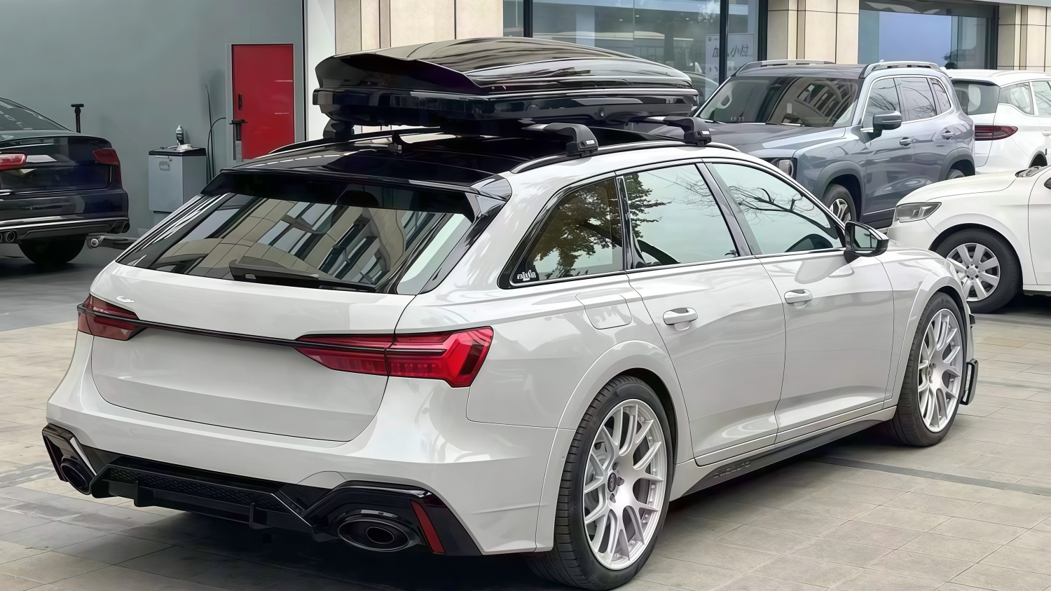 Suitable for Audi A6 models from 2019 to 2025; rear bumper modification for Avant and Allroad models; ABT rear bumper