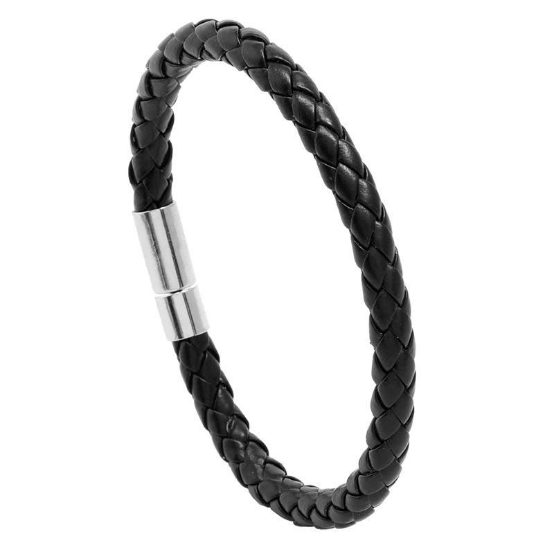 Men’s Braided Leather Bracelet, Waterproof & Hypoallergenic, Comfortable Daily Wear. Classic Rugged Style, Symbol Of Courage & Taste. A Warm, Meaning_voghion.com