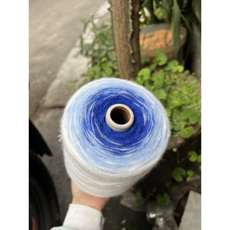 鹿毛绒股手工渐变蛋糕线柔软亲肤披肩围巾毯子毛衣钩织一斤装|undefined