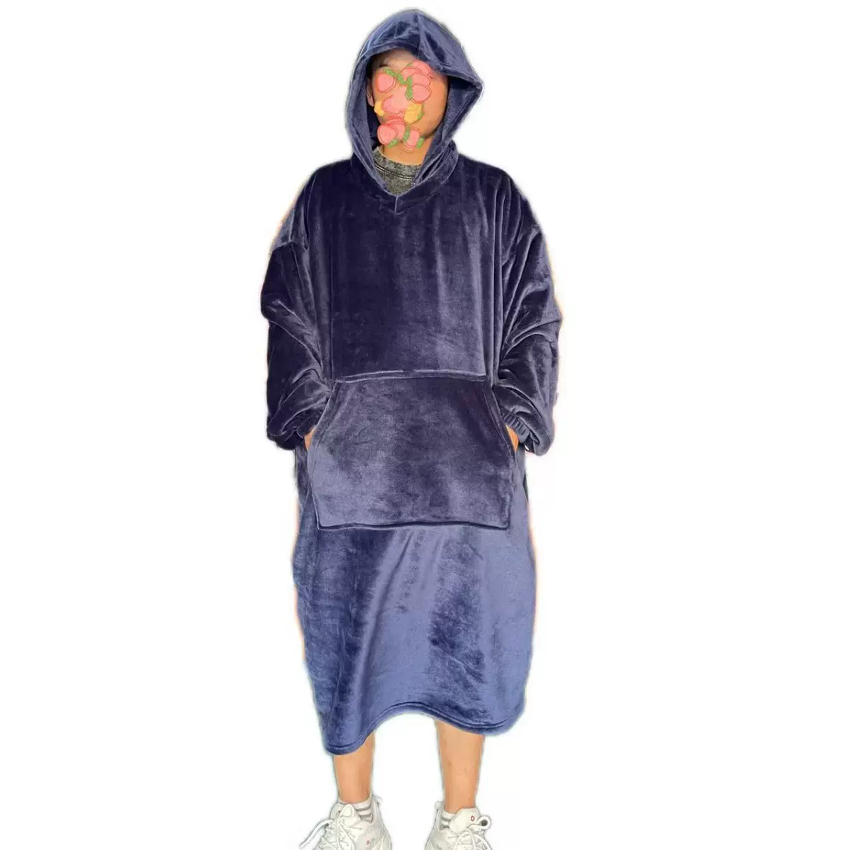 可拆卸连帽家居服