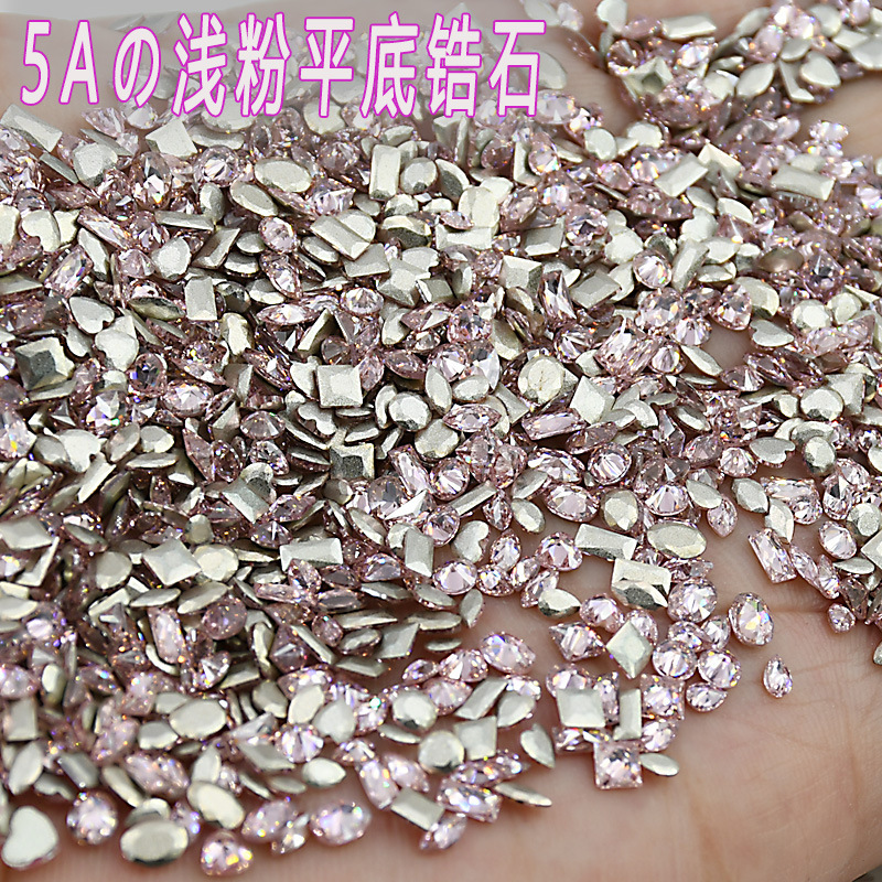 5A Nail Art Rhinestones Light Pink Zirconia Flat Bottom Mini Rhombus Super Shiny Wearable Nail DIY Rhinestone Decoration Wholesale Nail Art Rhinestones 5A Nail Art Rhinestones Light Pink Zirconia Flat Bottom Mini Rhombus Super Shiny Wearable Nail DIY Rhinestone Decoration Wholesale Nail Art Rhinestones