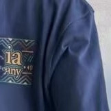 货号25A942秋季新款日系前后字母印花休闲宽松情侣长袖T恤