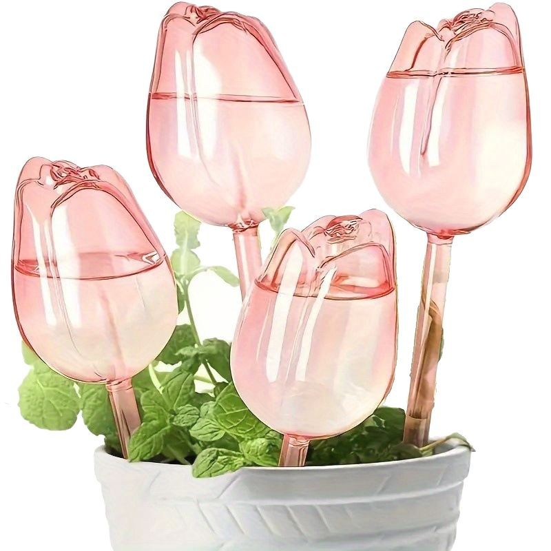 Nuevos productos transfronterizos, regador de flores de tulipanes de plástico, cultivo de flores, filtración de agua, riego por goteo, plantas verdes, plantas en macetas, regador de flores automático, jardinería