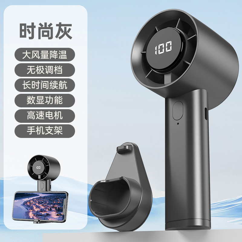 2025新款跨境高速涡轮小风炮强力劲风手持风扇无叶涡轮迷你小风扇|undefined