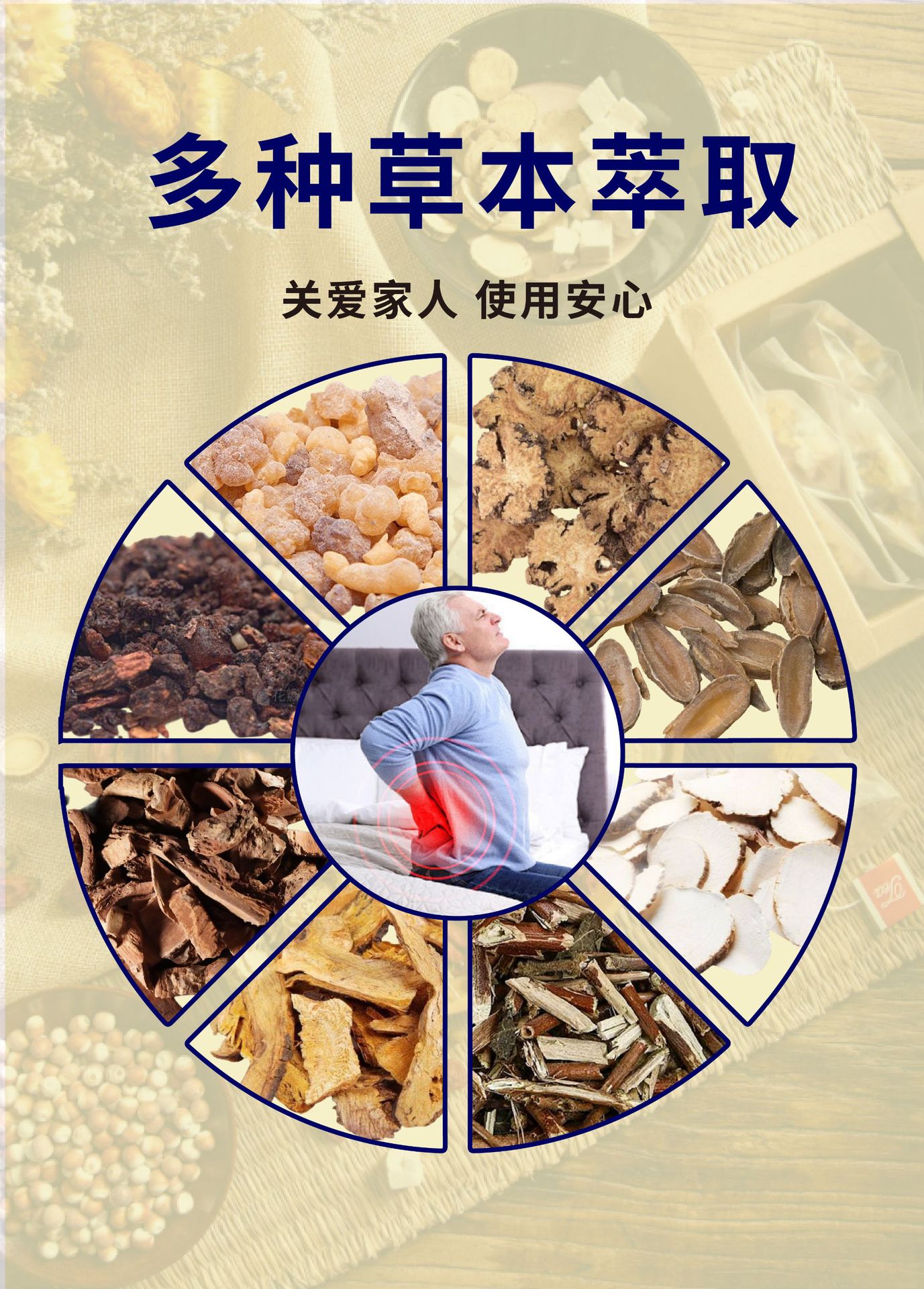 Russian Baidu Tonggu Gao Herbal Warming Soft Ointment for Shoulder Neck Waist and Leg Care 20g in use