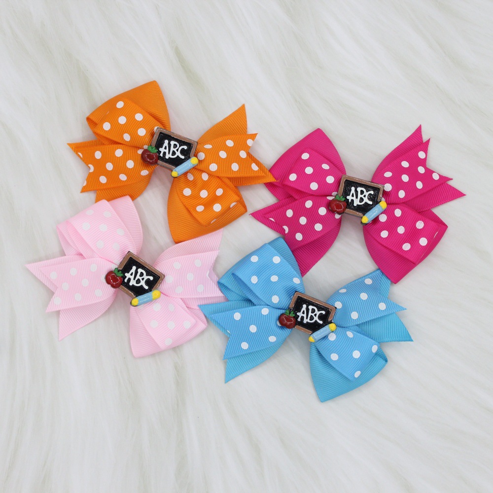12g Weight Hair Clip Hair Accessories Type 1 Piece Quantity Holiday, Daily Occasion Solid Color Pattern Girl'S Gender Ribbon Design Simple Style Style Girl'S Simple Style Solid Color Cloth Ribbon Hair Clip 无