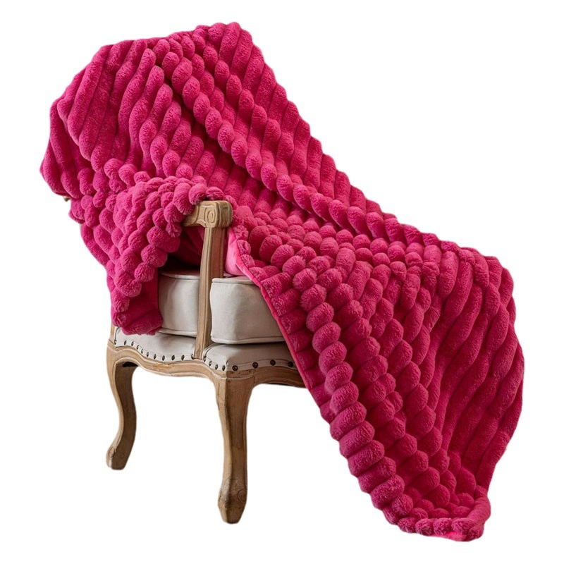 Имитация шерсти кролика одеяло для домашнего дивана одеяло двухслойное утолщенное ультра-мягкое одеяло для трансграничного спот