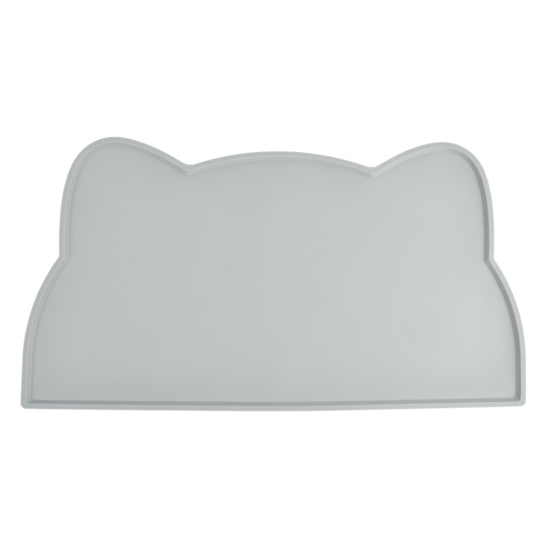 En stock grande de silicona para mascotas mantel impermeable antideslizante a prueba de fugas estera de comida gato perro mantel Tipo de gato estera